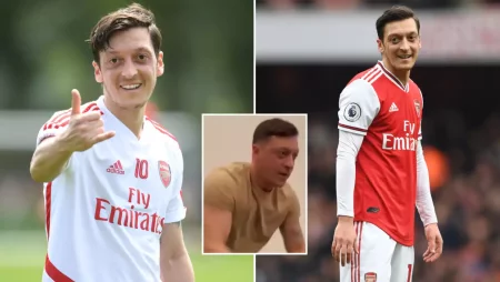 A ex-estrela do Arsenal, Mesut Ozil, parece irreconhecível enquanto mostra sua louca transformação corporal